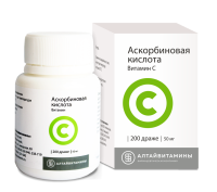 Аскорбиновая к-та 50мг №200 драже